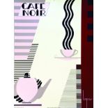 Café Noir vers 1980 LEPAS AMC 1 Affiche Non-Entoilée / Poster on Paper not lined T.B.E. A - 90 x