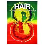 Hair The American Tribal Love Rock Musical 1968 1 Affiche Non-Entoilée / Poster on Paper not lined