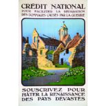 Pour faciliter la réparation. - Crédit National vers 1918 CONSTANT - DUVAL Coquemer Paris Aff.