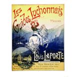 Les Luchonnais Marche de Louis Laporte - Très belle et rare partition de Musique vers 1900 Partition