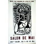 Salon de Mai 1957 1957 PICASSO PABLO Mourlot Affiche entoilée/ Poster on Linnen B.E. B +