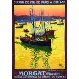 Morgat - La Pêche à la Sardine 1928 1928 ALO Chemin de Fer de Paris à Orléans. Lucien Serre & Cie