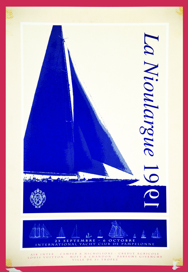 La Nioulargue 1991 Saint Tropez 1991 1 Affiche Non-Entoilée / Poster on Paper not lined B.E. B +