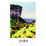 Jura 1947 1947 PACOUIL GEORGES SNCF. Alliance Graphique 1 Affiche Non-Entoilée / Poster on Paper not