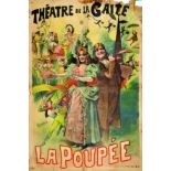 Théâtre de la Gaité - La Poupée vers 1900 CHOUBRAC Ateliers Choubrac Paris 1 Affiche Non-