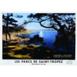 Les Parcs de Saint Tropez - Rare vers 1950 St Tropez ( Var ) Construire à Saint Tropez en plein parc