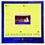 La Nioulargue - 1992 - Saint Tropez 1992 1992. International Yacht club de Pampelonne. 1 Affiche