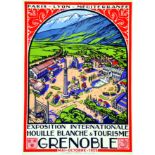 Grenoble - Exposition Internationale Houillle Blanche & Tourisme 1925 1925 BRODERS ROGER Paris -