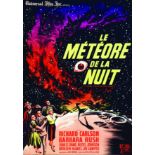 Le Météore de la nuit avec Richard Carlson 1953 XARRIE Andais Paris Affiche entoilée/ Poster on