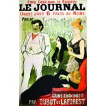 La Traite des Blanches vers 1900 STEINLEN THEOPHILE ALEXANDRE Charle Verneau Paris Affiche entoilée/
