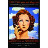 Magritte et les Publicitaires 1983 1983 ROCQUE GEORGES Arte Paris 1 Affiche Non-Entoilée / Poster on