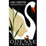 Hans Christian Andersen Odense vers 1950 VAGUBY Hagen & Sorensen Odense Affiche entoilée/ Poster