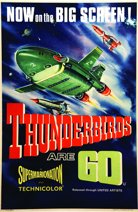 Thunderbird Now on the Big Screen vers 1960 Stafford & Cie Nottingham - London Affiche entoilée/