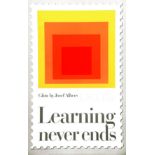 Learning Never Ends Glow by Joeph Albers Postal Service 1980 ALBERS JOSEF Postal Press/ Potomac