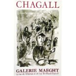 Chagall Gouaches & Lavis vers 1980 CHAGALL MARC Mourlot 1 Affiche Non-Entoilée / Poster on Paper not