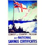 Convoy your country to Victory buy National saving Certificates vers 1918 ROWLAND HILDER J. Weiner