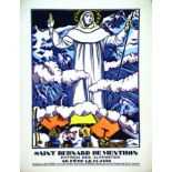 Saint Bernard de Menthon Patron des Alpinistes 15 juin vers 1930 CHIEZE JEAN Henri Lefebvre Paris