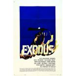 Exodus Otto Preminger 1961 United Artist 1 Affiche Non-Entoilée / Vintage Poster on Paper not