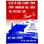 $1.00 In War Stamps From Every American Will Build The Mystery Ship… 1943 Bomb Tokyo with your extra