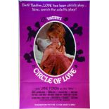 Circle of love ( La Ronde ) Vadim Jane Fonda 1965 1 Affiche Non-Entoilée / Vintage Poster not