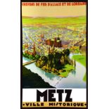 Metz - Chemins De Fer D'alsace Et De Lorraine Ville Historique vers 1930 SONDERER R. Lucien