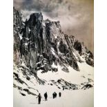 Randonnée dans les Alpes vers 1930 TARRAZ ? Photographie argentique en noir et blanc / Vintage