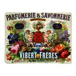 Vibert Freres - Parfumerie & Savonnerie vers 1900 Gibert Clarey Tours Aff. Entoilée. / Vintage