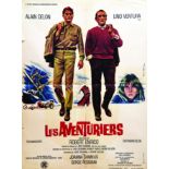 Les Aventuriers Alain Delon Lino Ventura 1967 Affiches Gailllard Paris 1 Affiche Non-Entoilée /