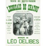 Châtou -L'Ecossais de Chatou. Opérette Bouffe, Musique de Léo DELIBES, Théatre des Bouffes-Parisiens