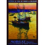 Morgat - La Pêche à la Sardine 1928 1928 ALO Chemin de Fer de Paris à Orléans. Lucien Serre & Cie