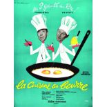 La Cuisine au Beurre Fernandel & Bourvil 1963 SIRY Grand film sur les Chefs par ces 2 grands acteurs