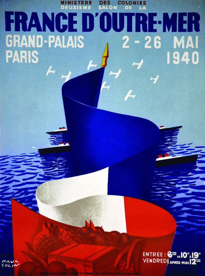 France D'Outre-Mer 1940 - Deuxième Salon 1940 COLIN PAUL Ministère des Colonies. Courbet Paris