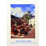 Scuol Tarasp Vulpera Station Thermale des Alpes vers 1950 Engadin Press Co Samedan Carte