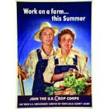 Work on a Farm...This Summer 1943 DOUGLAS Join the Us Crop Corps U.S. Government printing office 1