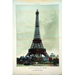 La Tour ( Eiffeil ) de 300 mètres vue prise du Trocadéro vers 1900 Boussod Valadon & cie Paris 1