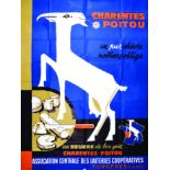 Charentes Poitou vers 1950 Surgères ( Charentes - Maritime ) ANG MIL Imprimerie Rochelaise La