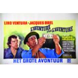 L'Aventure c'est L'Aventure Claude Lelouch 1972 Edicolor Bruxelles 1 Affiche Non-Entoilée /