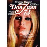 Don Juan 73 - Roger Vadim 1973 Einweg 1 Affiche Non-Entoilée / Vintage Poster on Paper not lined T.
