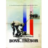 Bons du Trésor vers 1941 COLIN JEAN Paul Dupont Clichy 1 Affiche Non-Entoilée / Vintage Poster not