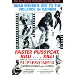 Faster Pussycat Kill ! Kill! 1965 Affiche entoilée/ Vintage Poster on Linnen T.B.E. A - 99,5 x 67,