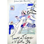 Dunkerque - Tour de France à la voile, 1994 1994 Jeanneau - Athéna Assurance 1 Affiche Non-