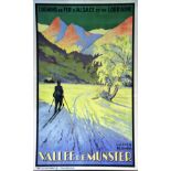 Vallée de Munster - Chemins de fer D'Alsace et de Mer Encadrée / Framed vers 1930 BLUMER LUCIEN