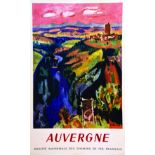 Auvergne - Sociéte Nationale Des Chemins De Fer Français 1959 WAYNE A. Paul-Martial Paris 1