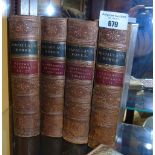 The History of England in Four Volumes by Lord Macaulay London 1874; well bound in full leather.