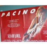 Sea Of Love Movie Poster, starring Al Pacino, Samuel L Jackson and Ellen Barkin, 1989.