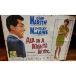 All In A Nights Work Movie Poster, starring Dean Martin, Shirley Maclaine and Cliff Robertson,