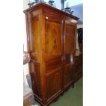 A 19th Century Mahogany Panel Door Wardrobe.