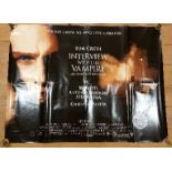 Interview With The Vampire Movie Poster, starring Tom Cruise, Brad Pitt, Antonio Banderas and