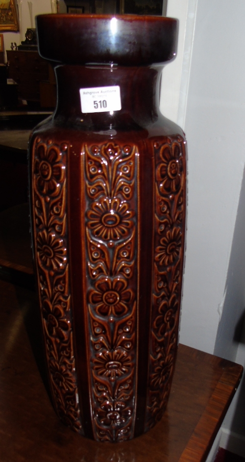 A Large German Pottery Vase.