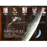 Apollo 13 Movie Poster, starring Tom Hanks, Kevin Bacon and Ed Harris, 1995.
